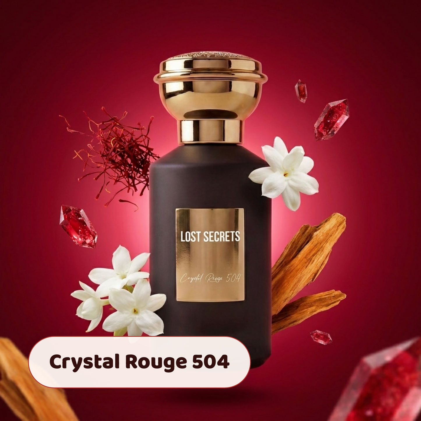 Crystal Rouge 504 geïnspireerd op Baccarat Rouge 540