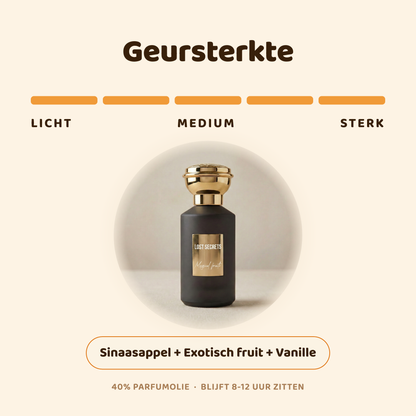 Magical fruits geïnspireerd op Erba pura Xerjoff