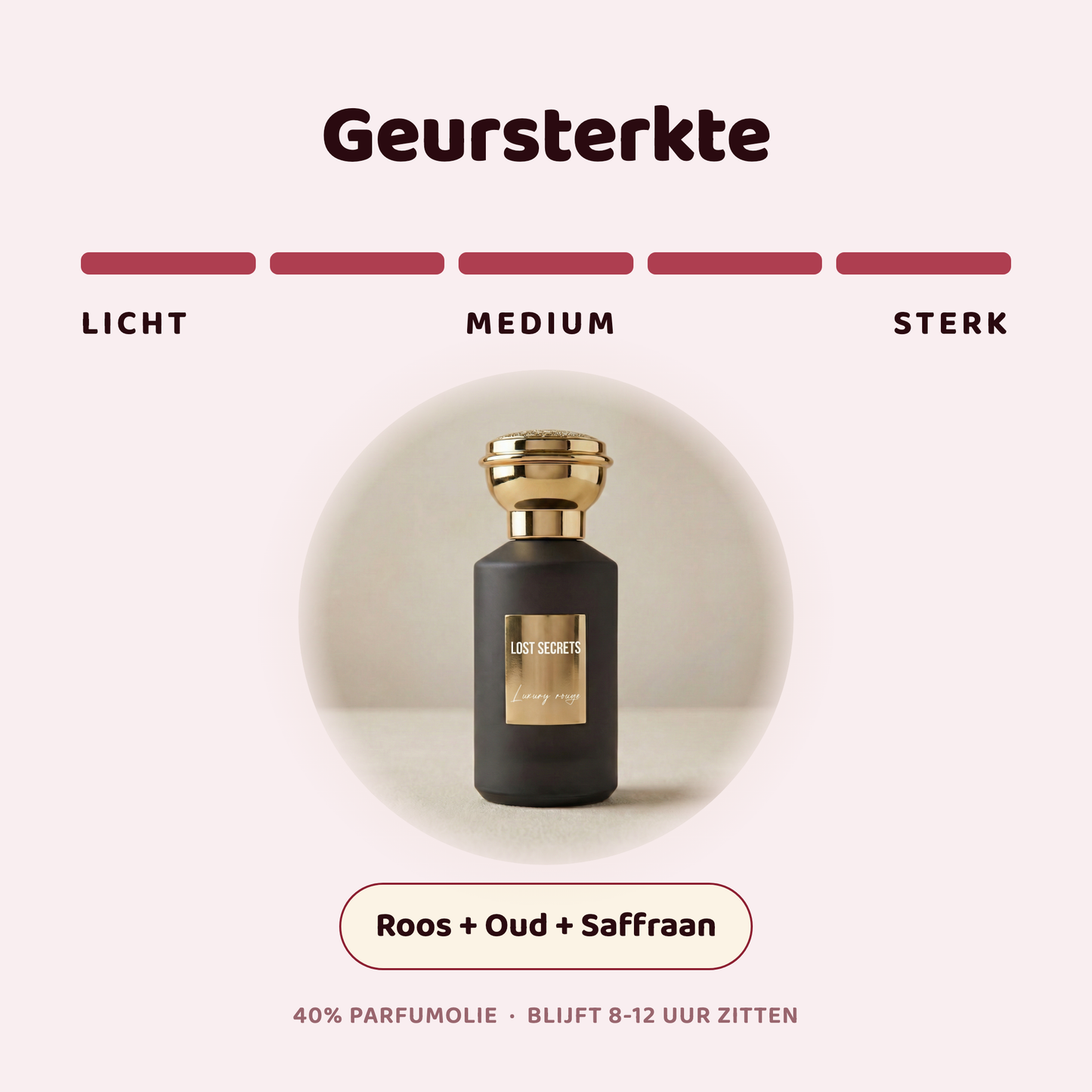 Luxury rouge geïnspireerd op Rose d'Arabie Armani