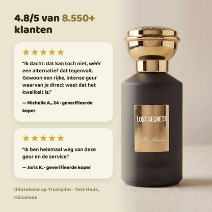 Golden Meandra geïnspireerd op Amouage meander