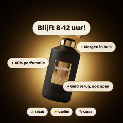 Vanilla noir geïnspireerd op Tobacco vanille Tom Ford