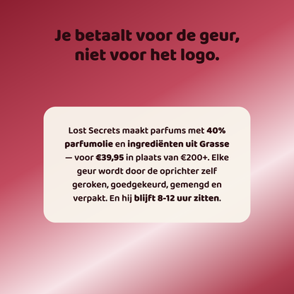 Luxury rouge geïnspireerd op Rose d'Arabie Armani