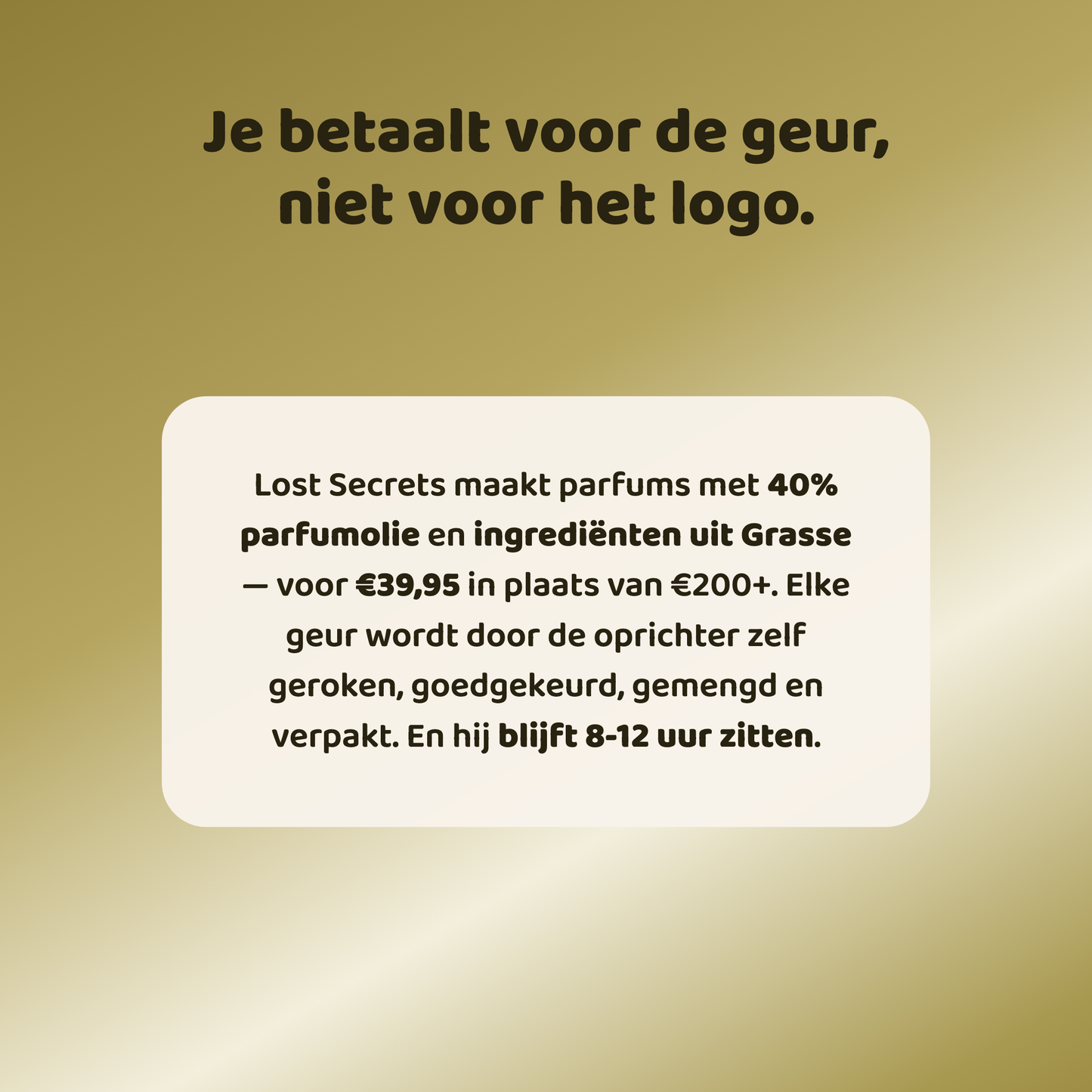 Golden Meandra geïnspireerd op Amouage meander