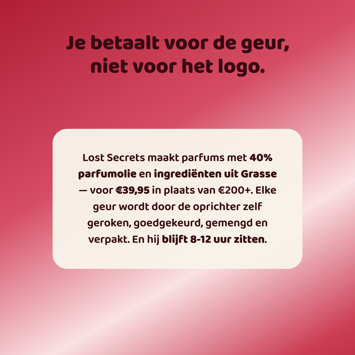 Velvet cherry geïnspireerd op  Lost cherry Tom Ford